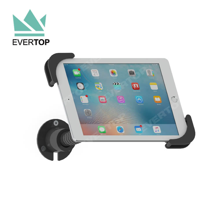LST04-D Anti theft Flexible Gooseneck Wall Mount for iPad Tablet Holder, Lockable Security Tablet Bracket Wall Mount