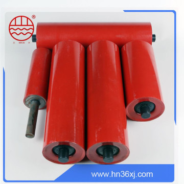 Heavy duty conveyor carrier trough roller