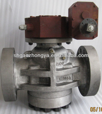 pressure balanced plug valve