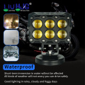 Liuhjg 6 Lens motorcycle fog light Projector Led Fog Driving Light for Car Bike motorbike spot lamps