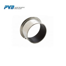 EGF E40 Plain Sliding Bearing Bush with Collar PAF P10 TFZ DU