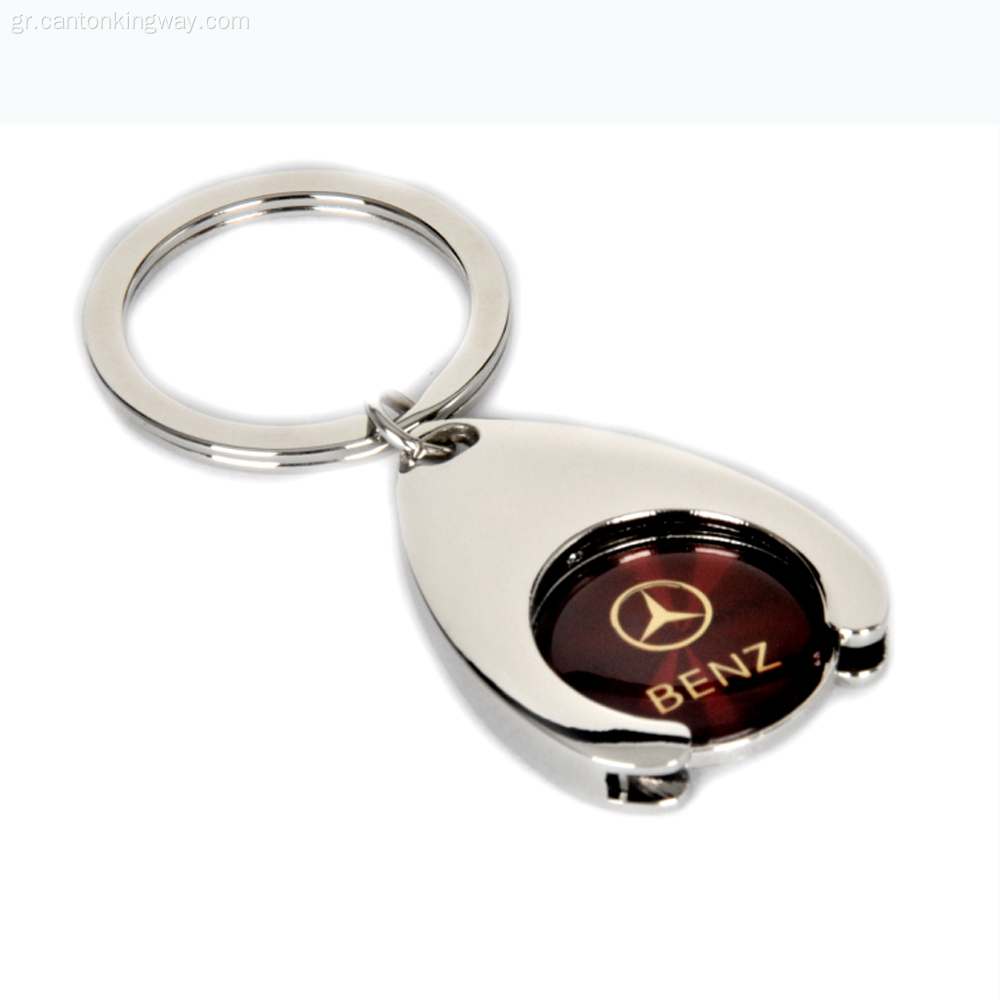 Προώθηση δώρου Metal Zinc Alloy Logo Keychain