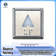 Plastic Frame Illuminated Button for Elevator Control