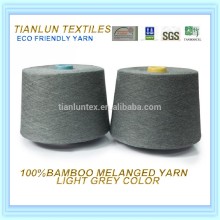 bamboo melanged yarn