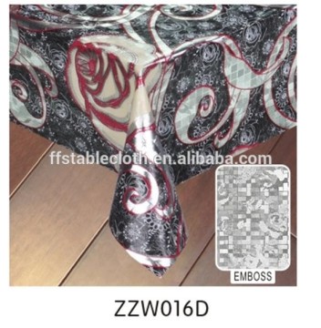 best manufacture custom design printed table covering factory price