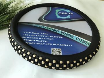 Jeep auto flax fiber steering wheel cover