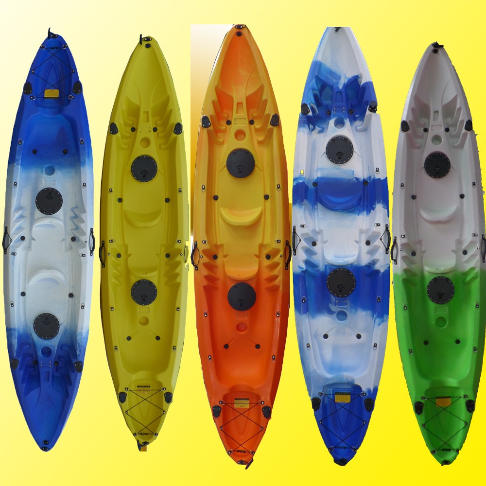 Sit on top 3 person family kayak for sale hot sale rotomold canoe