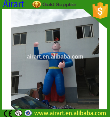 New design of inflatable superman, inflatable superman model, outdoor decoration inflatable superman