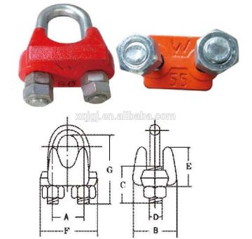 Galvanized Malleable Cast Steel Wire Rope Clip