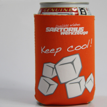 Waterproof Logo printed Neoprene Can Coolers
