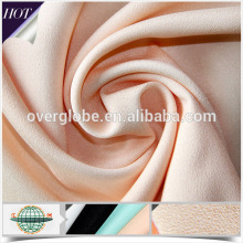 Hot Sale High Quality 100% Polyester Faille Crepe Chiffon dyed Fabric for Lady Dress