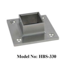 Stainless Steel Handrail Square Tube Base Plate Covers