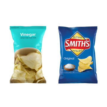 Customized Print Back Seal Compostable Chips Bag
