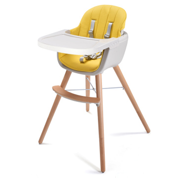 Cadeira alta projetada europeia para bebês a crianças pequenas