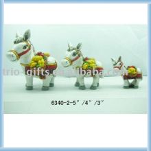 Polyresin donkey decoration