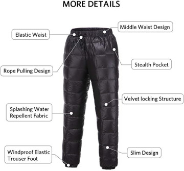 Winter Warm Utility Down Pants