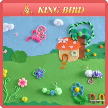 kid toy DIY pompom gift toy pom pom craft