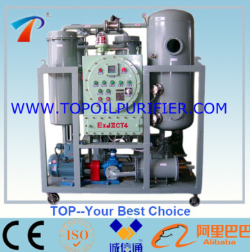 Ty High Efficient Turbine Oil Reclaimation System with Coalescence-Separation Tech, Dewatering, Degassing and Demusification Qucikly