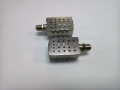 F vrouwelijke connector met metalen deksel