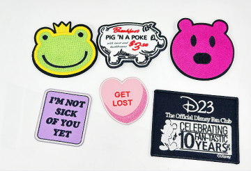 Clothing Accessories & Garments Embroidered Cartoon Patch Made from Felt Fabric Customizable Badges with Embroidered Patches