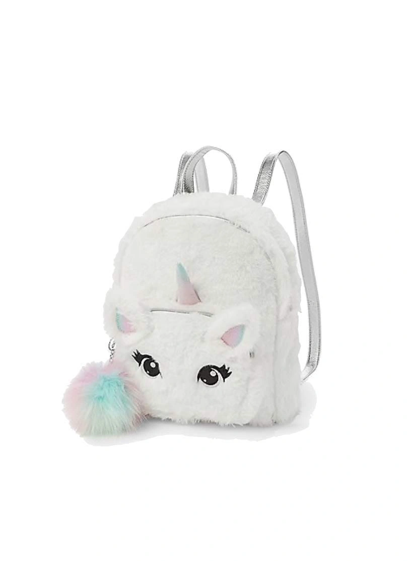 white unicorn backpack