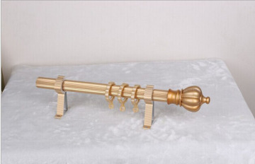 Golden Crown Metal Curtain Rod Decorative Rod