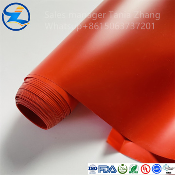 Material de envasado de película PVC rojo personalizable