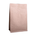 Bionedbrytbar Kraft Paper 12oz Box Bottom Coffee Bag