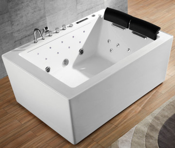 Rectangle Jetted Massage Whirlpool Bathtub