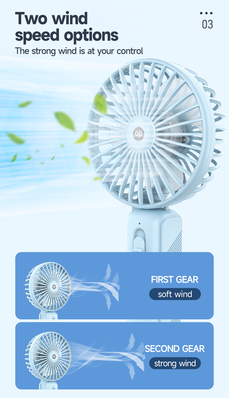 Mini Electric Desk Fan