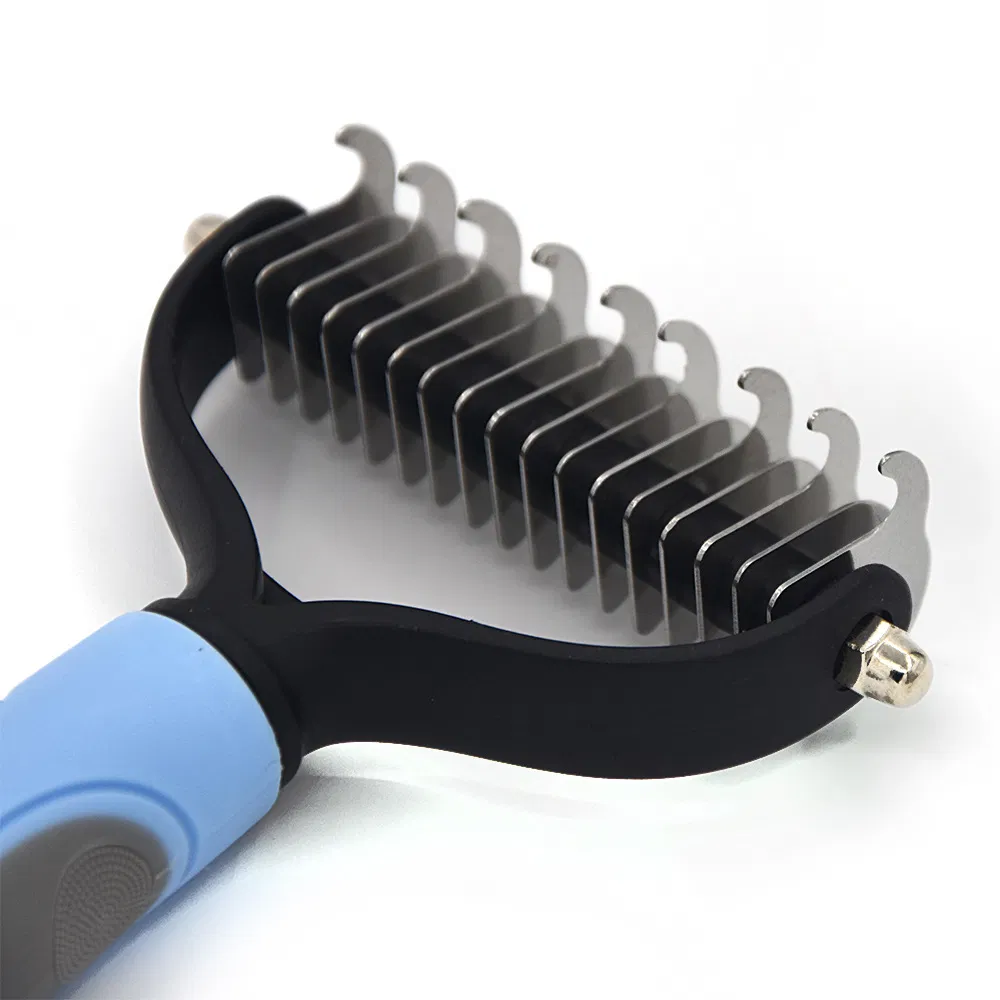 Pet Hair Remover Double Sided Open Knot Comb Dematting Tool