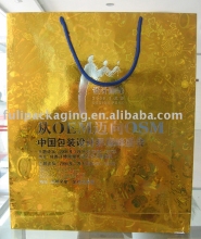 metallic paper bag