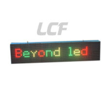 P16mm Rgb Electronic Ip65 Waterproof Led Moving Message Signs Mtbf 10,000hs