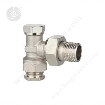 Valve d&#39;angle de plaque de nickel KS-442A