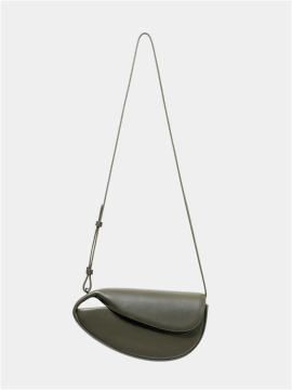 Vintage-Inspired Single Crossbody Saddle Bag