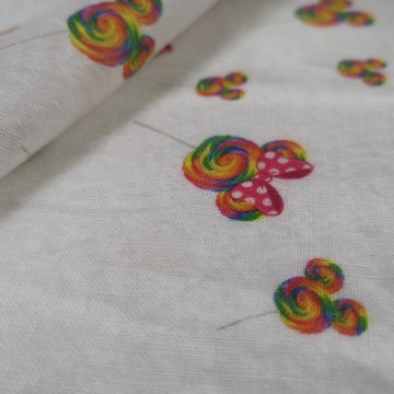 Niestandardowy druk cyfrowy 100% bawełniana tkanina na sukienkę