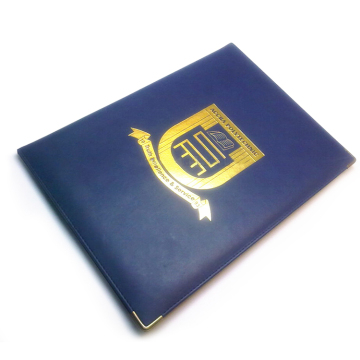 Red vinyl a4 certificate holder paper diploma holder