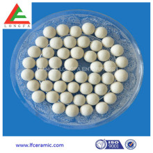 Catalyst bed support spheres