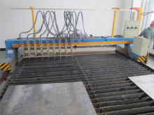 Multi Head Ironworker/Metal/Ferros Sheet Stee Plate Linear Flame Cutter