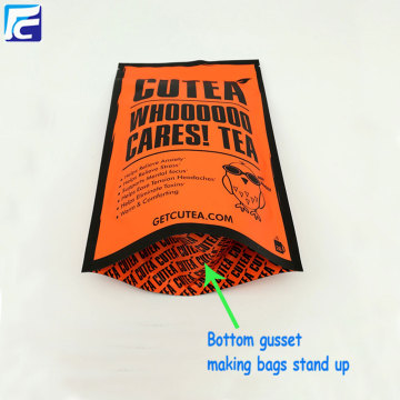 Reusable aluminum foil tea custom printing coffee bag