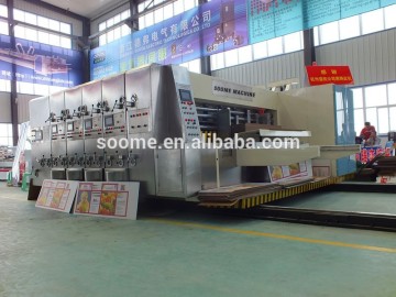 corrugated cardboard printing slotting die-cutting machine