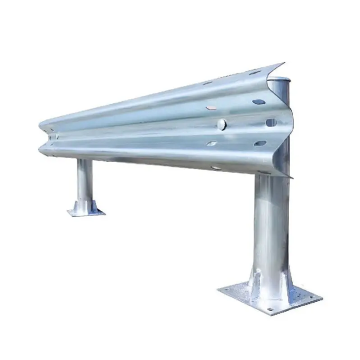 Galvanized Steel Hand Highway Guard Rail with Beams & Accessories for Traffic Barriers