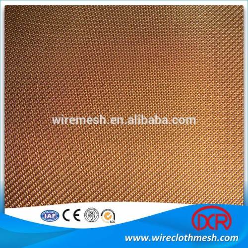 Screen crimped copper wire cloth