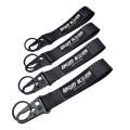 Nylon Webbing Carabiner Keyring Keychain cordão