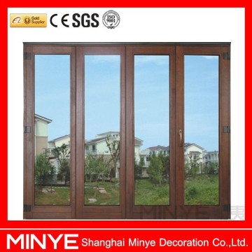 interior partition wall aluminum wooden folding door