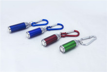 Wholesale promotion gift mini led keyring flashlight torch light