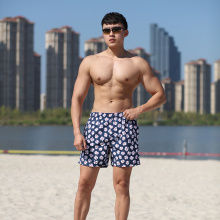 Polyester Print Brief Mesh Futter Futter Swim Short