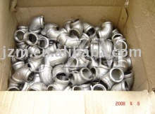 ISO fitting adapter malleable iron elbow