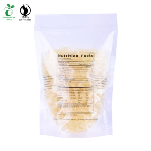Nuts Food Bag in good barrier With Resealable Zipper And Customerize Printing