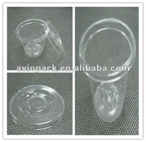 plastic jelly cup with lid